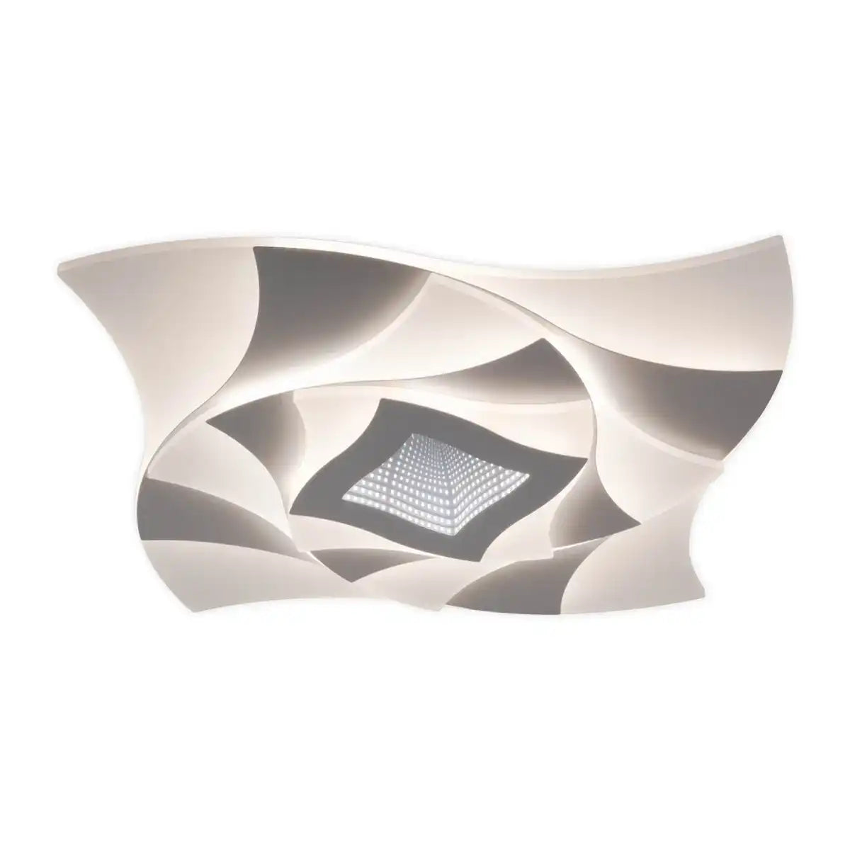 LED Deckenleuchte 3D-Effekt "LIORA" Ø 48 cm, mit vielen Funktionen, Fernbedienung inklusive