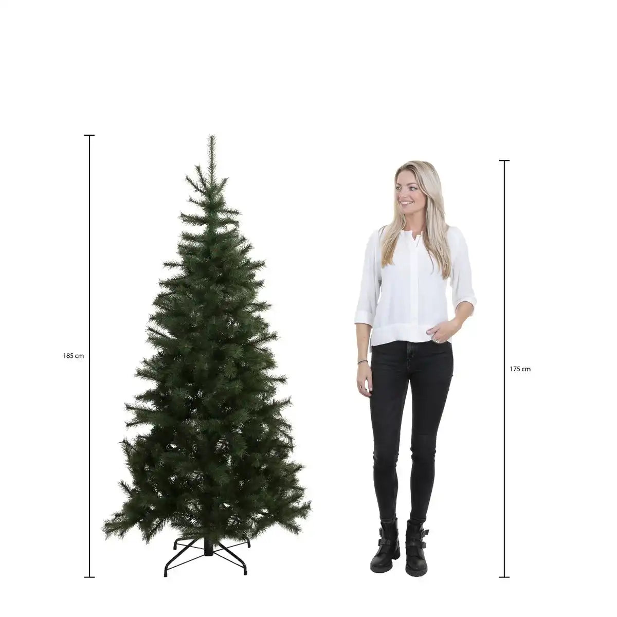 Künstlicher Weihnachtsbaum – H185 x Ø119 cm – Grün