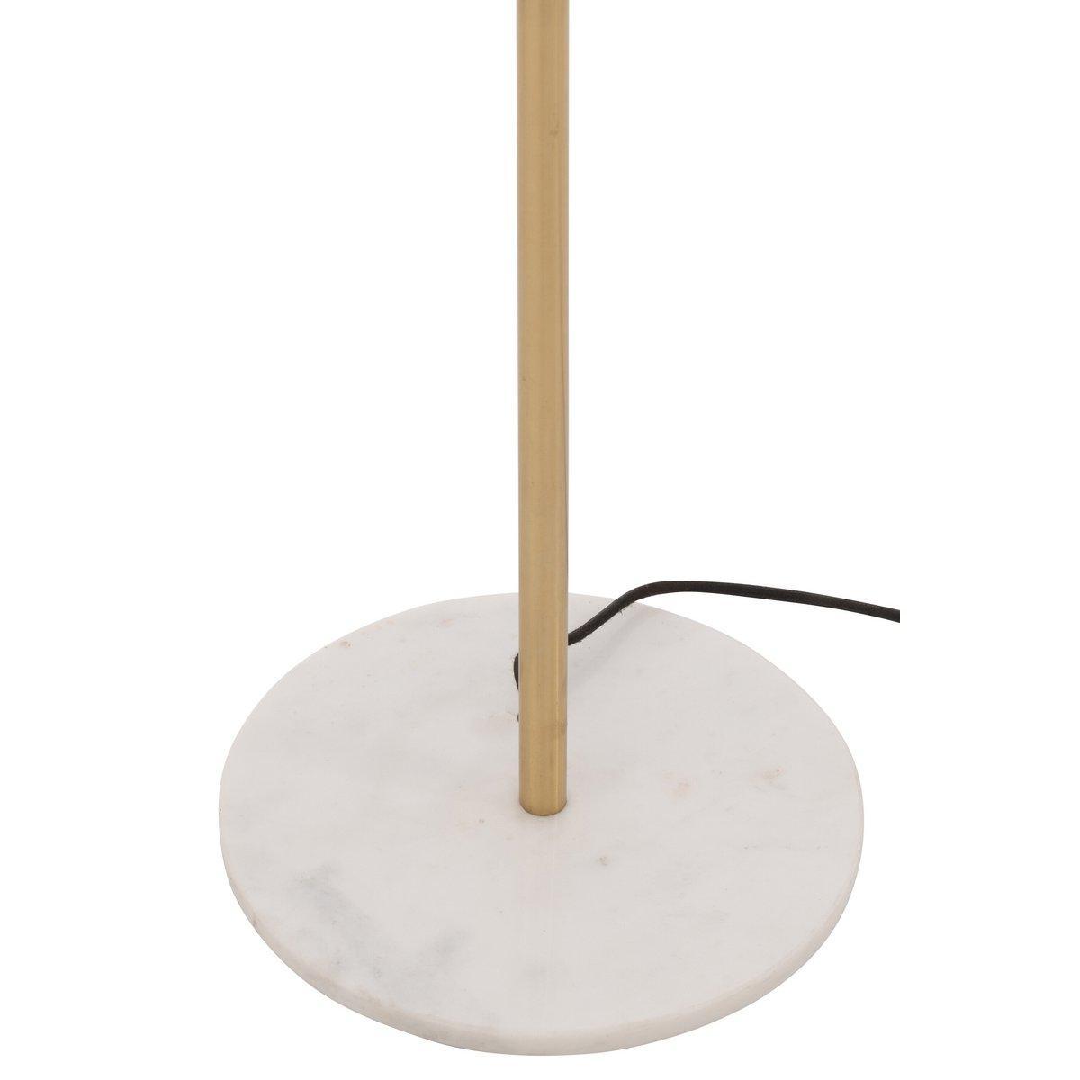 J-Line Stehleuchte Metall/Marmor Gold