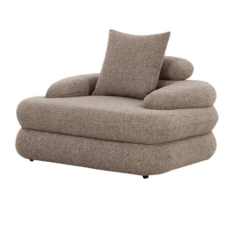 Cairo Loungesessel Sand Boucle - HomeDesign Knaus