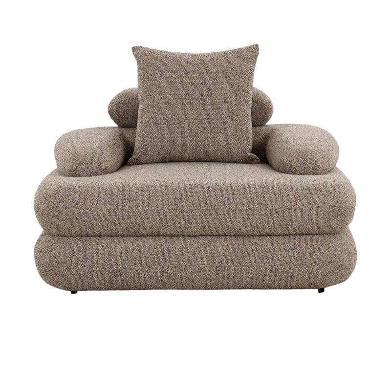 Cairo Loungesessel Sand Boucle - HomeDesign Knaus