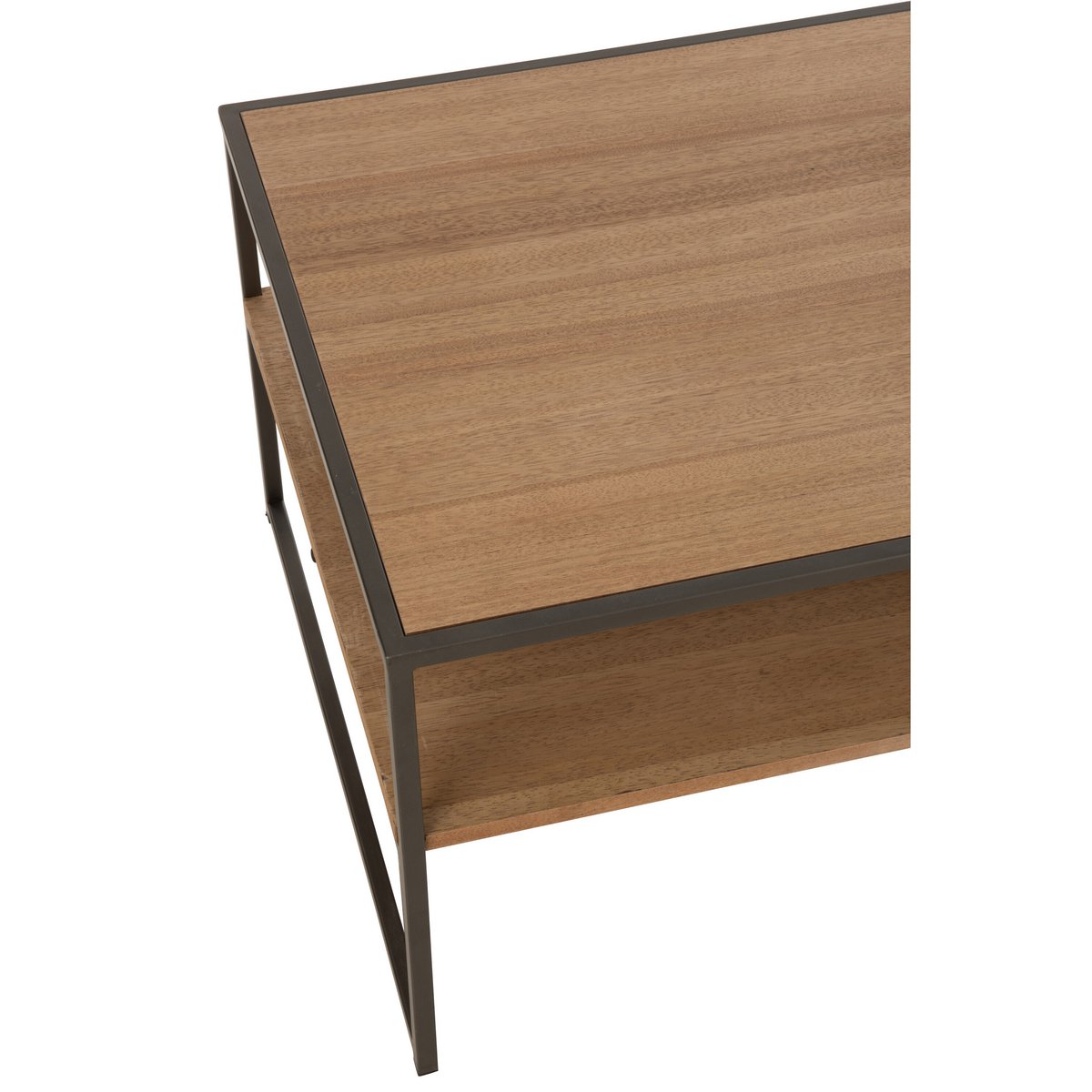 J-Line TV-Schrank – 1 Schublade – Holz/Metall – Natur