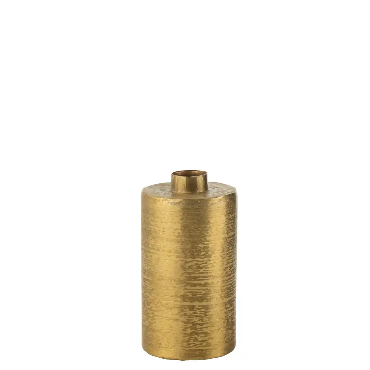 J -Line Vase Round - Metall - Gold - klein - 38,5 cm hoch