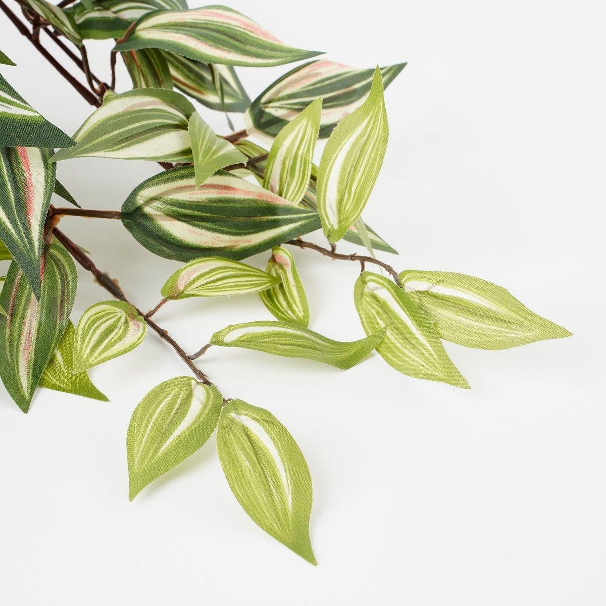 Künstliche Hängepflanze Tradescantia im Stan-Blumentopf – H45 x Ø25 cm – Grün