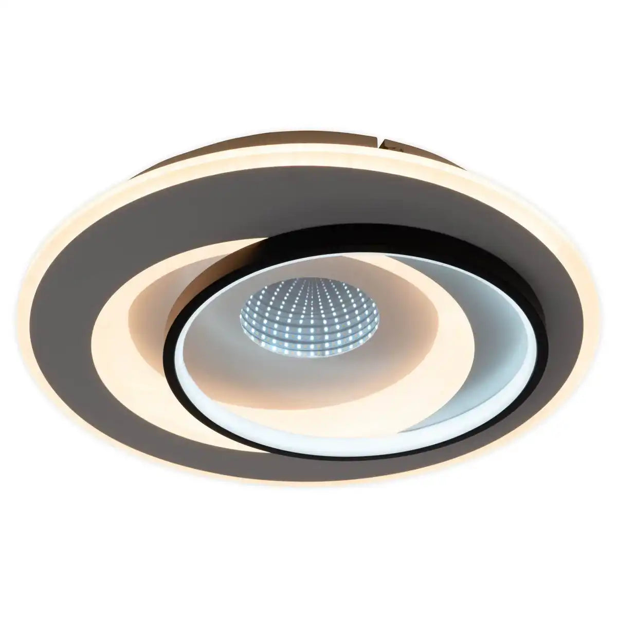 LED Deckenleuchte 3D-Effekt "MALEA" Ø 49 cm, mit vielen Funktionen, Fernbedienung inklusive