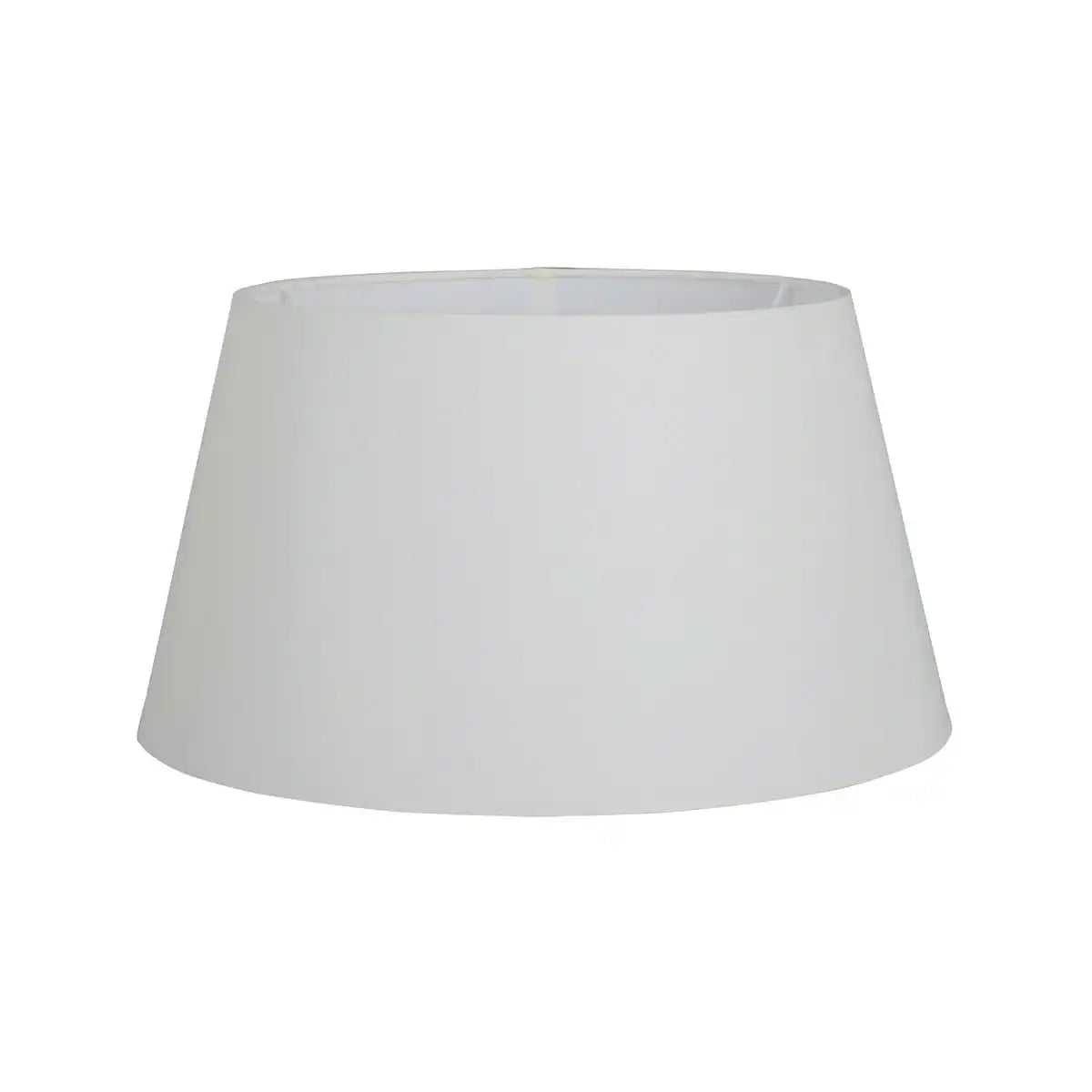 Lampenschirm für Tischleuchten, Ø unten 40 cm, Ø oben 30 cm, 22 cm hoch, Polyester-Baumwoll-Mix in beige.