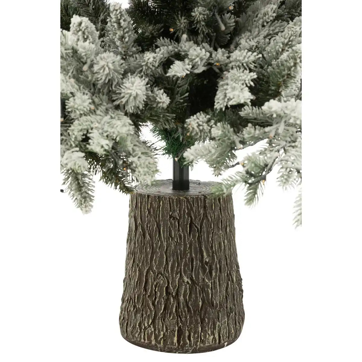 J-Line Weihnachtsbaum+Schnee 3000LED-Lichter Kunststoff weiß
