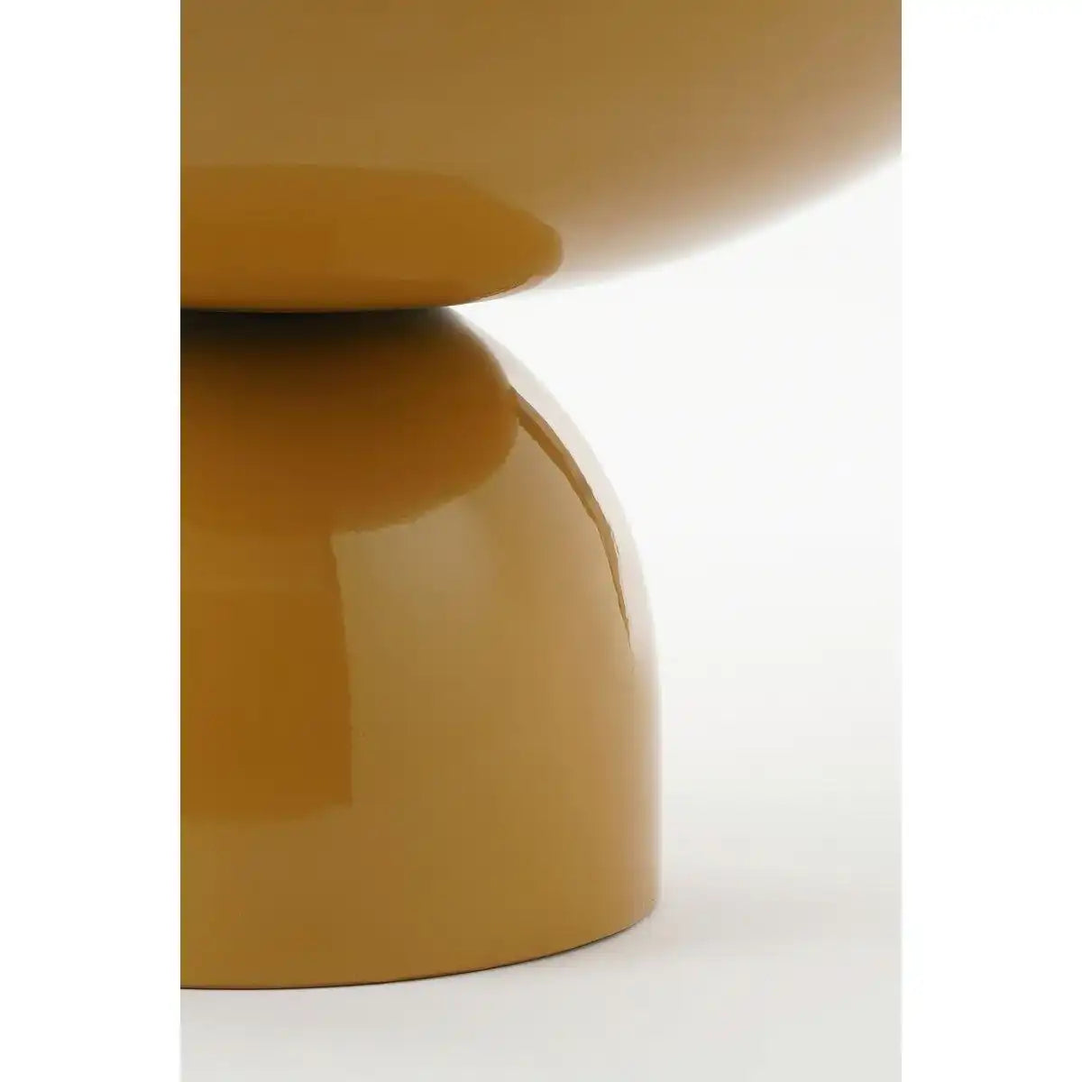 Celise Side Table - H28 x Ø47 cm - Metall - Braun - HomeDesign Knaus