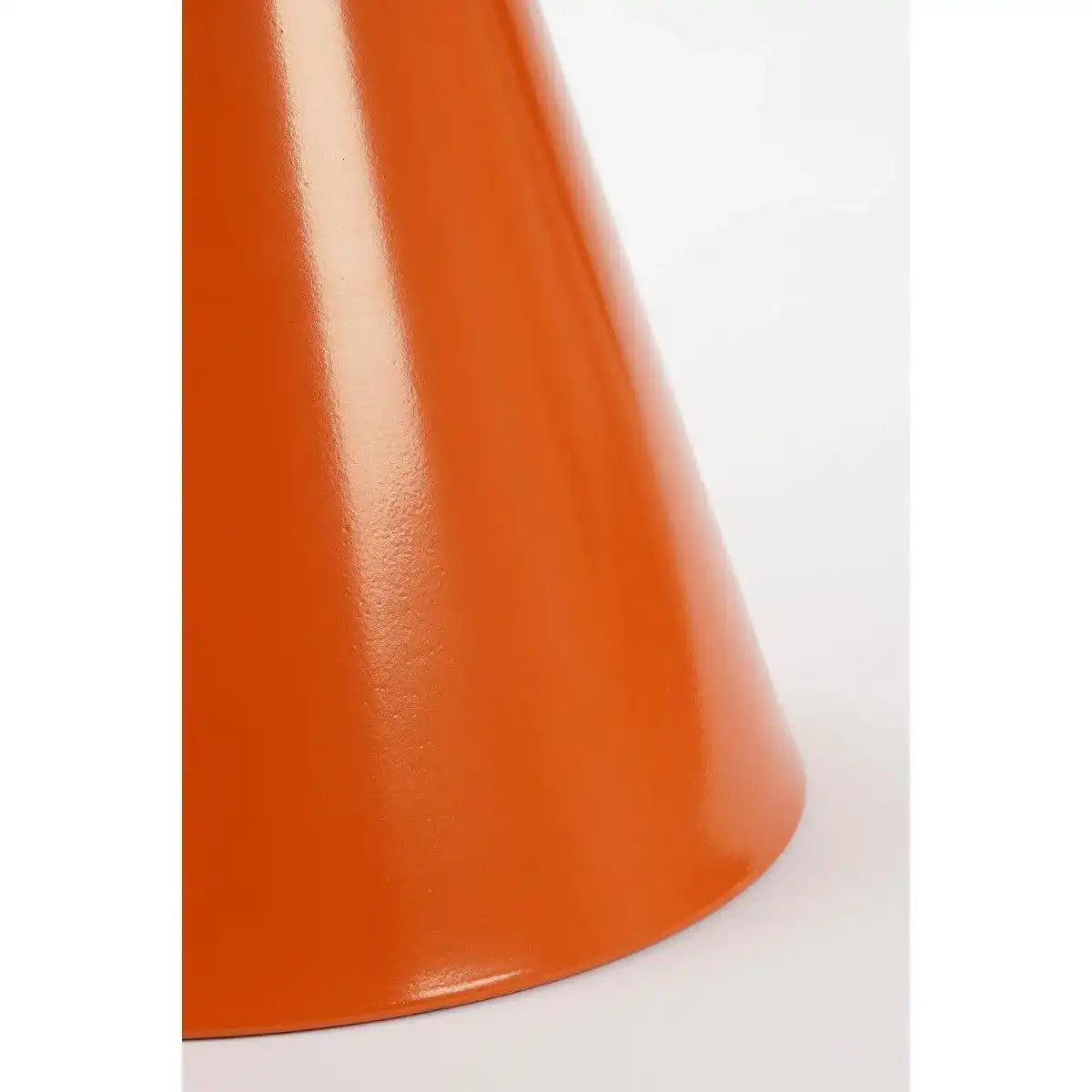 Celise Side Table - H44 x Ø59 cm - Metall - Orange - HomeDesign Knaus
