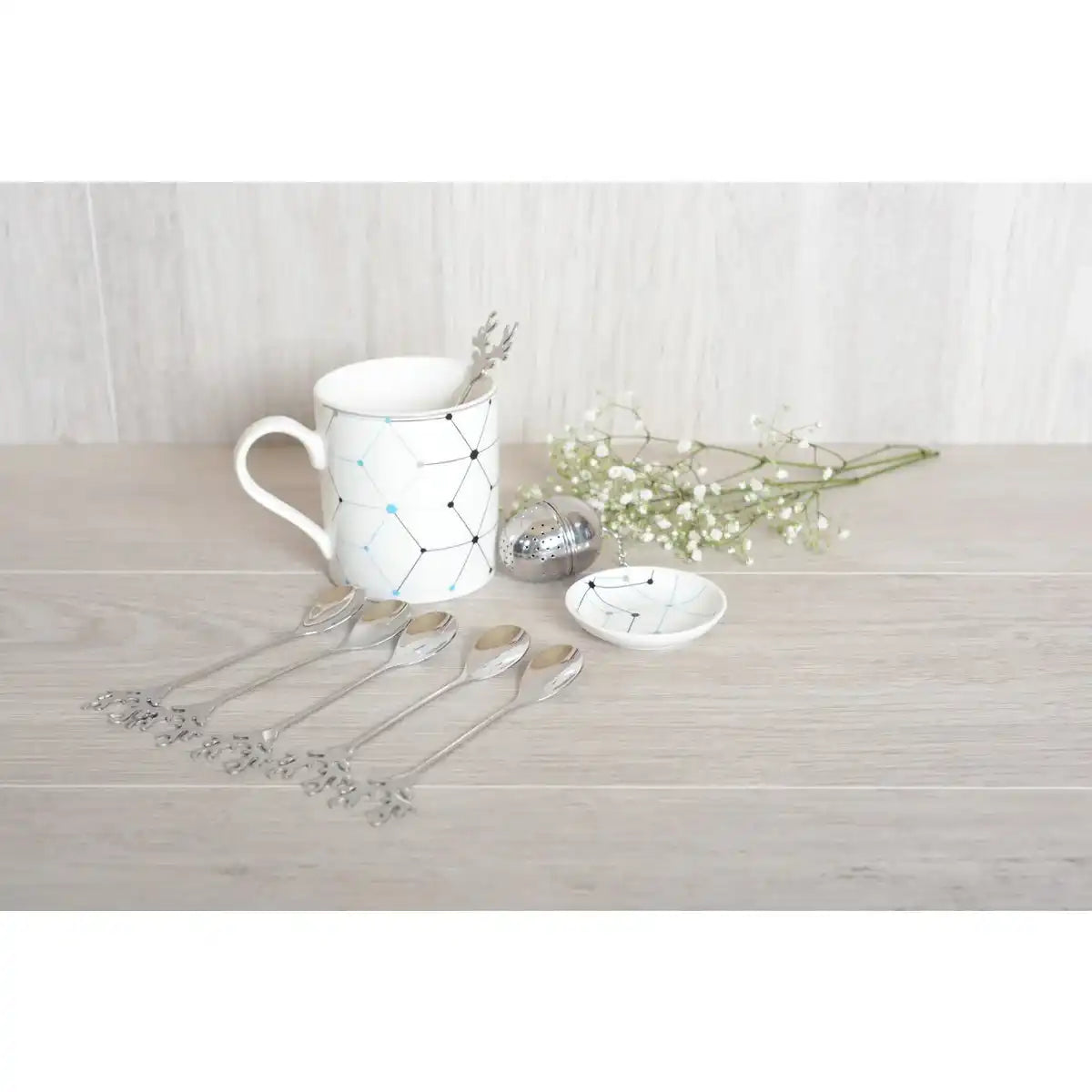 Cerf Silberlöffel - 6 -Set von 6 - HomeDesign Knaus