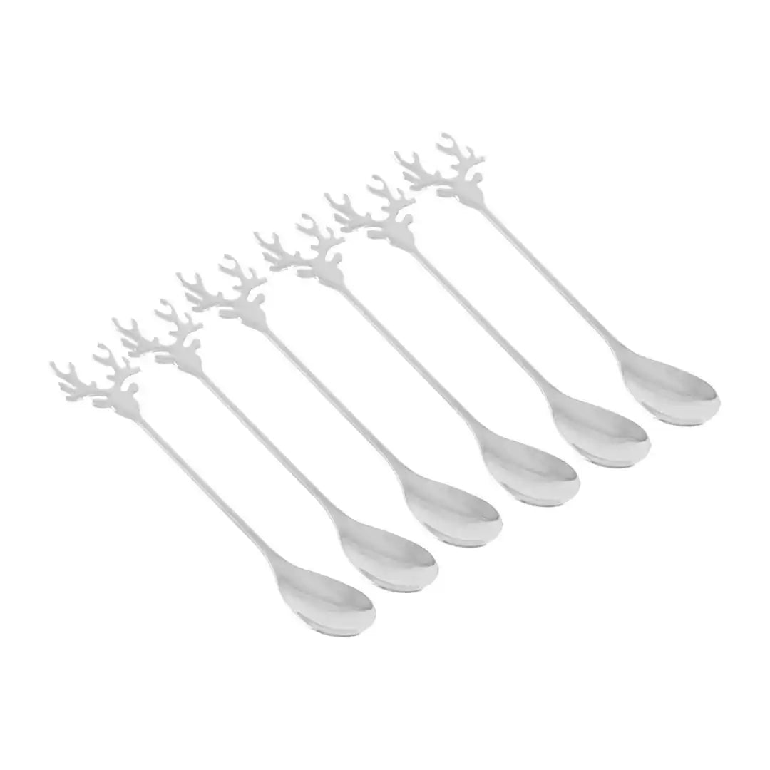 Cerf Silberlöffel - 6 -Set von 6 - HomeDesign Knaus