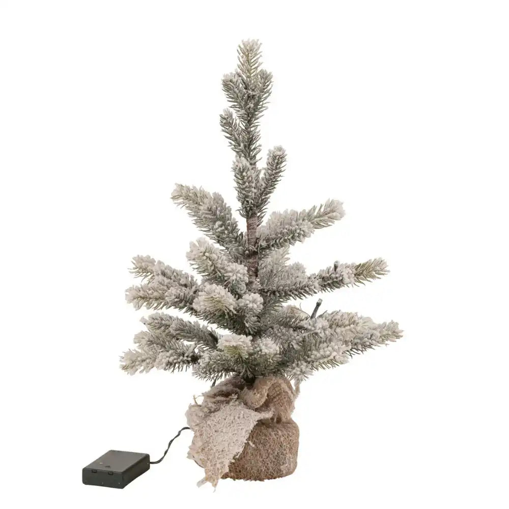J-Line Weihnachtsbaum – Jute/Kunststoff – 50 cm – LED