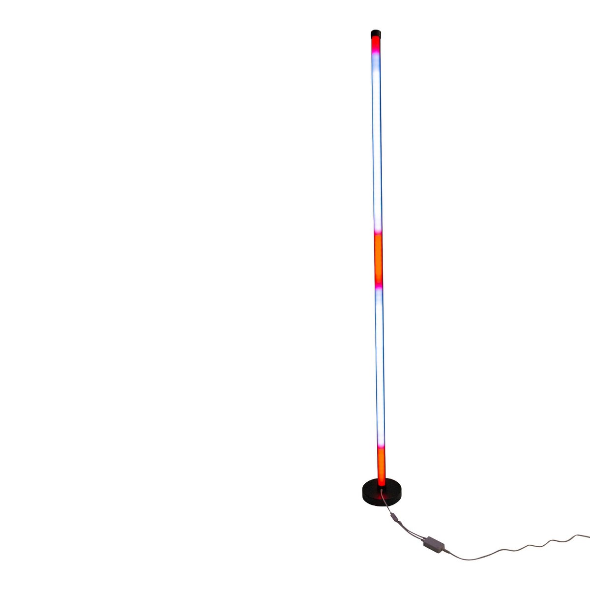LED-Digital-Dekostehleuchte "MOTION LIGHT" 150 cm hoch, aus Metall und Kunststoff, bunt, LED Platine, Beleuchtung für Wohnzimmer, Esszimmer oder Büro