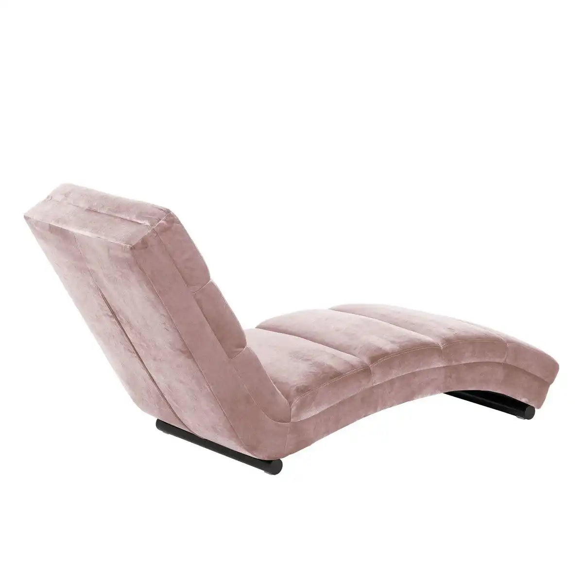 Chaiselongue rose Samt - HomeDesign Knaus
