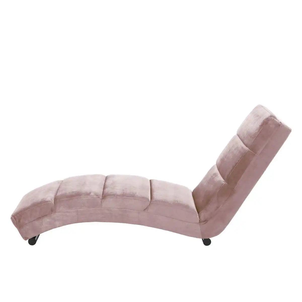 Chaiselongue rose Samt - HomeDesign Knaus