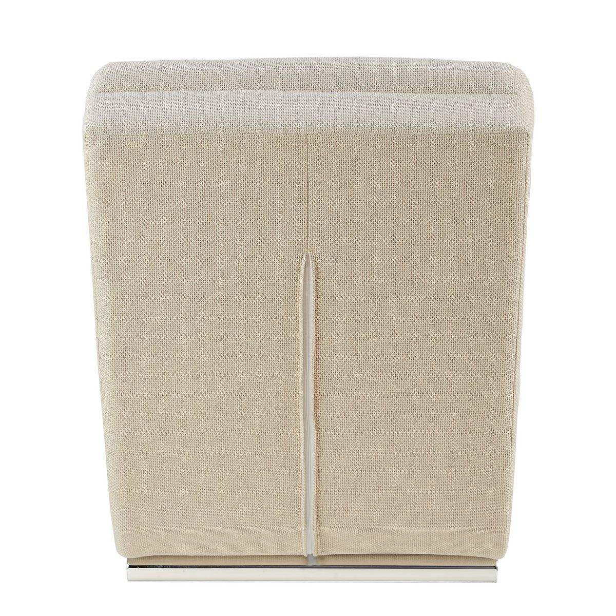 Chaiselongue Strukturstoff Beige - HomeDesign Knaus