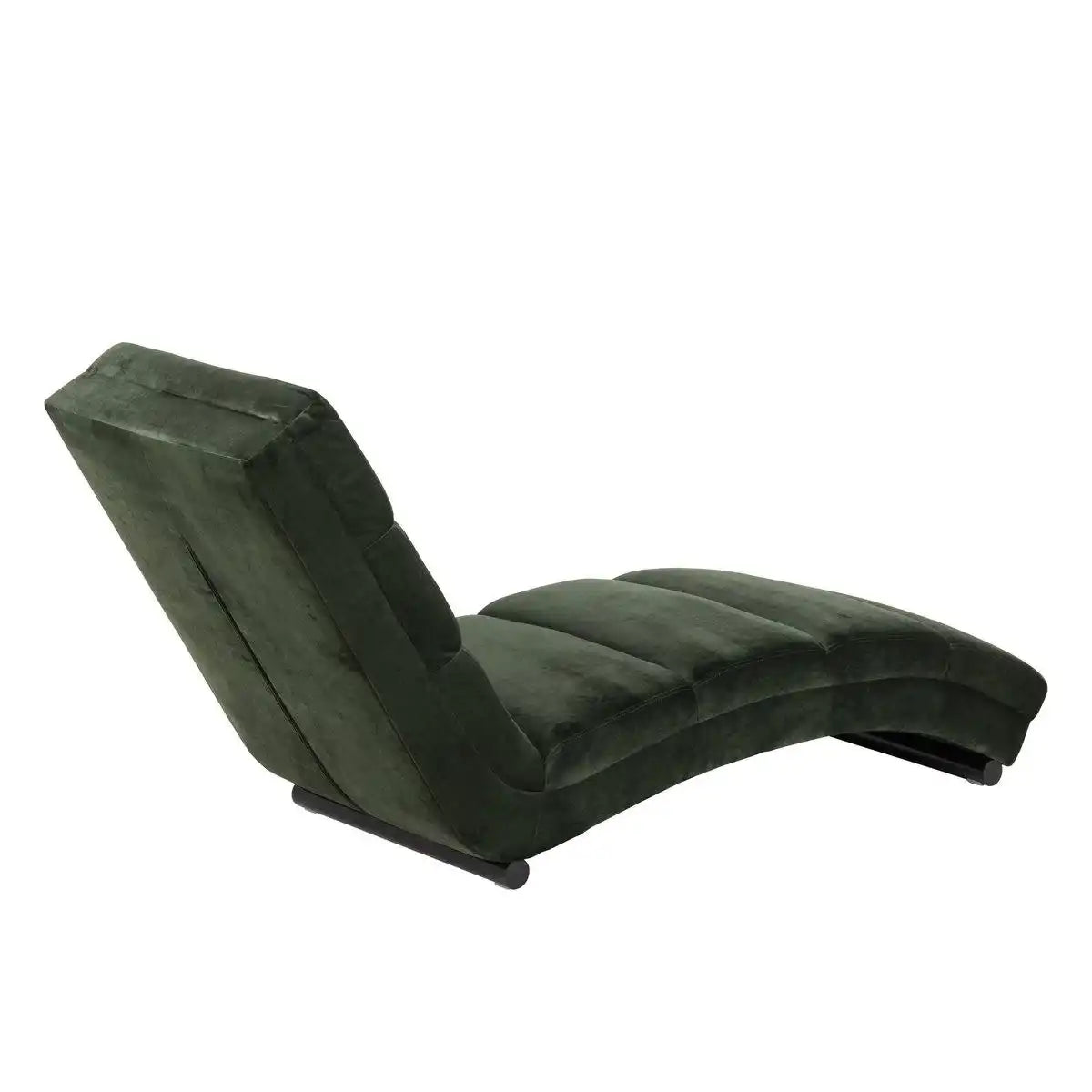 Chaiselongue waldgrün Samt - HomeDesign Knaus