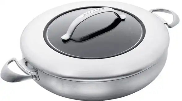 Chefpfanne mit Deckel Mehrschichtmaterial alle Herdarten - HomeDesign Knaus