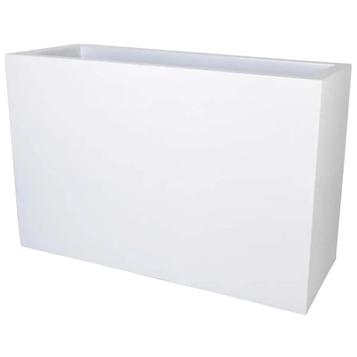 Chicago Pflanzkübel Weiß – mit Rollen, handgefertigt für Innen & Außen - HomeDesign Knaus