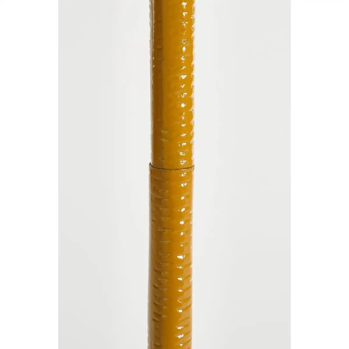 Colin Beistelltisch – H58 x Ø34 cm – Recyceltes Aluminium – 100 % FSC – Braun - HomeDesign Knaus