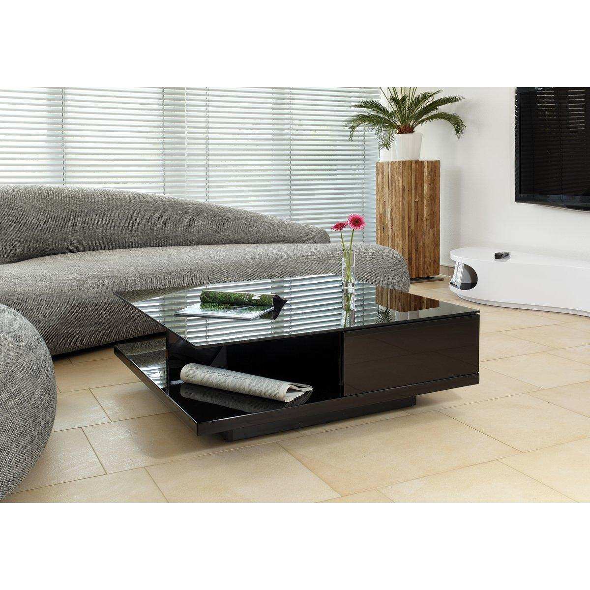 Couchtisch 100x100x36 cm schwarz - HomeDesign Knaus