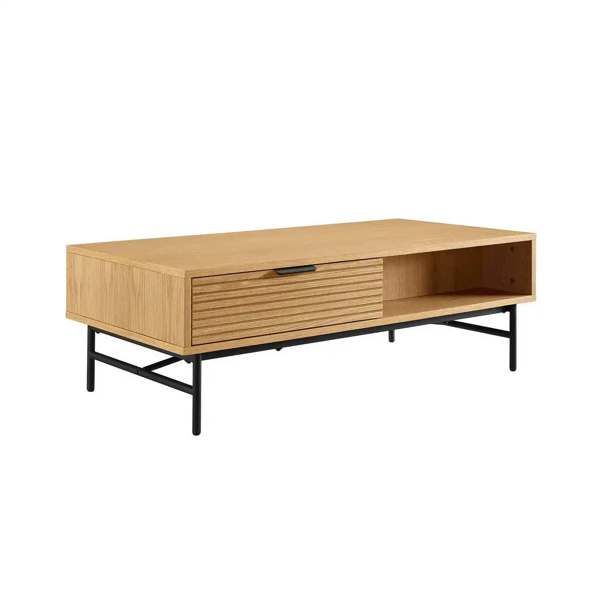 Couchtisch 120x60 cm Eiche Echtholzfurnier - HomeDesign Knaus