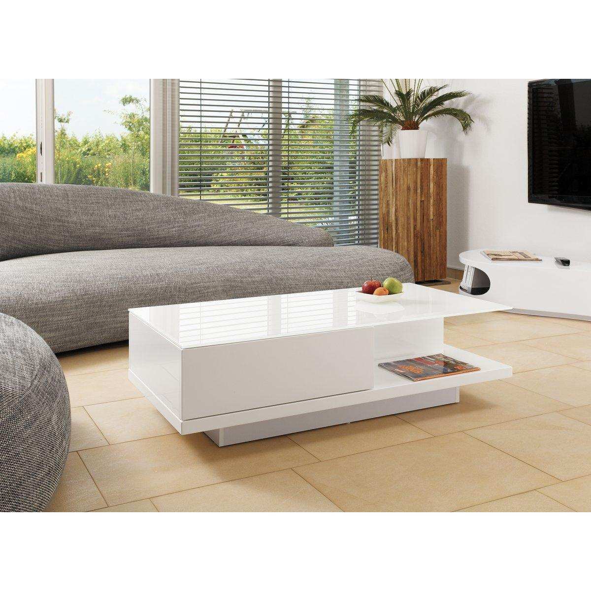 Couchtisch 120x60x36 cm weiß - HomeDesign Knaus