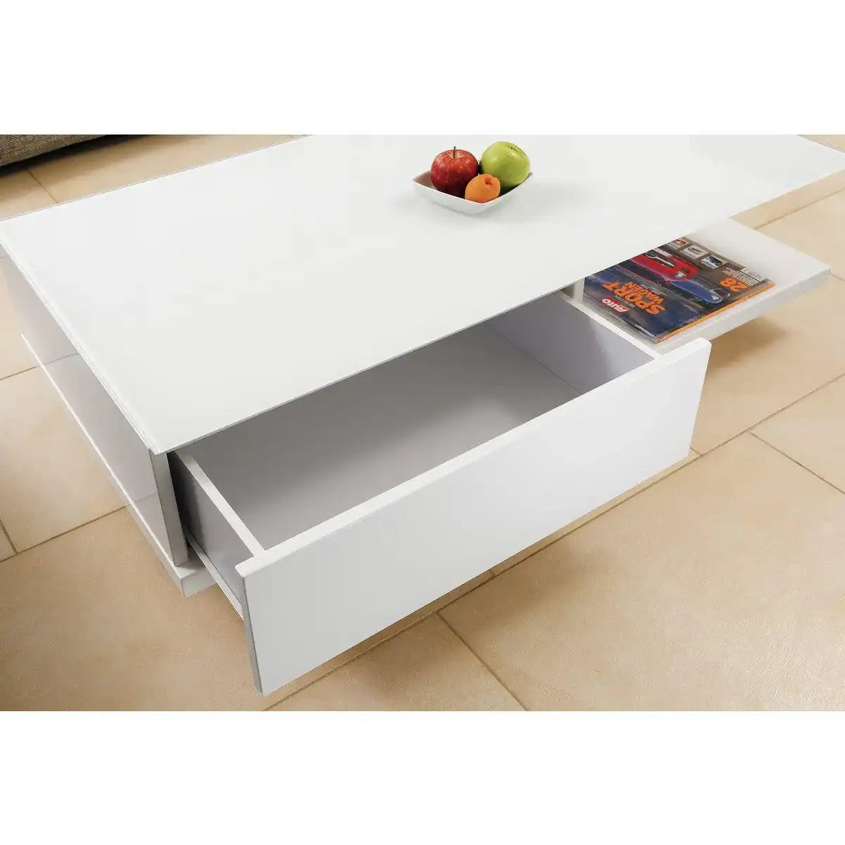 Couchtisch 120x60x36 cm weiß - HomeDesign Knaus