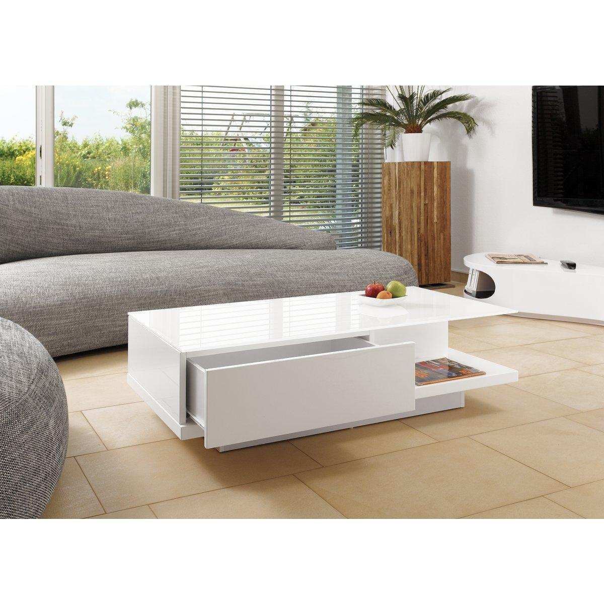 Couchtisch 120x60x36 cm weiß - HomeDesign Knaus