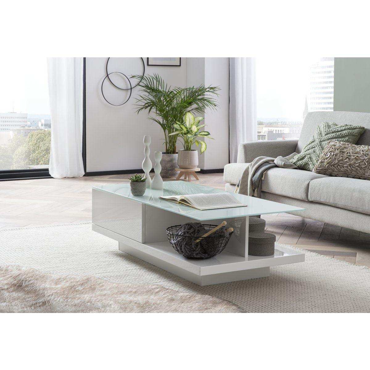 Couchtisch 120x60x36 cm weiß - HomeDesign Knaus