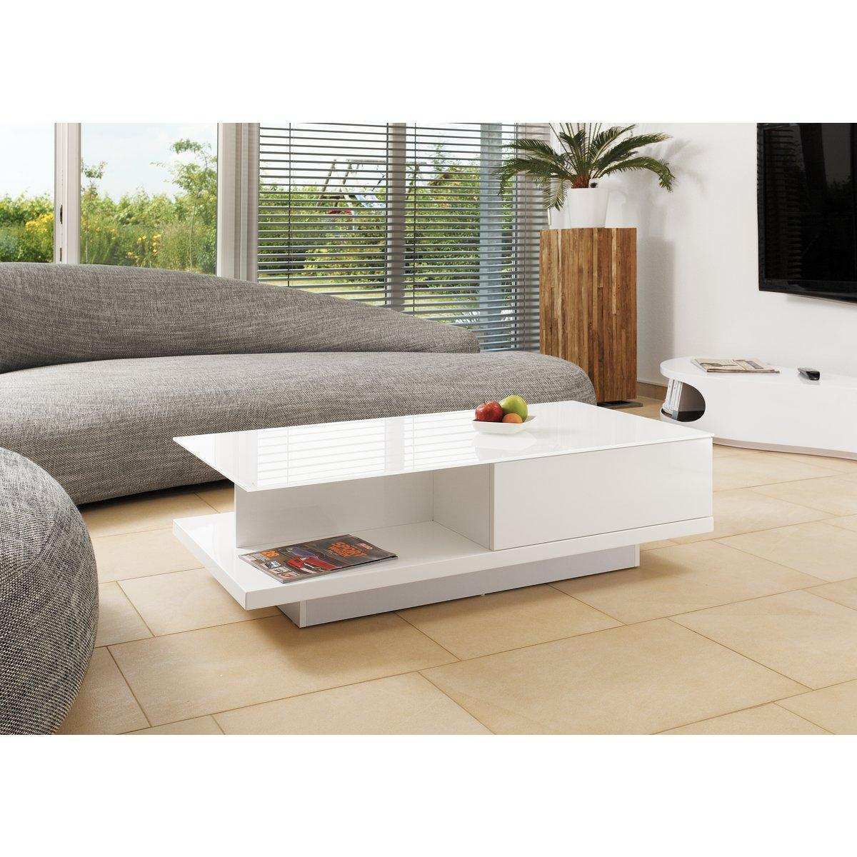 Couchtisch 120x60x36 cm weiß - HomeDesign Knaus