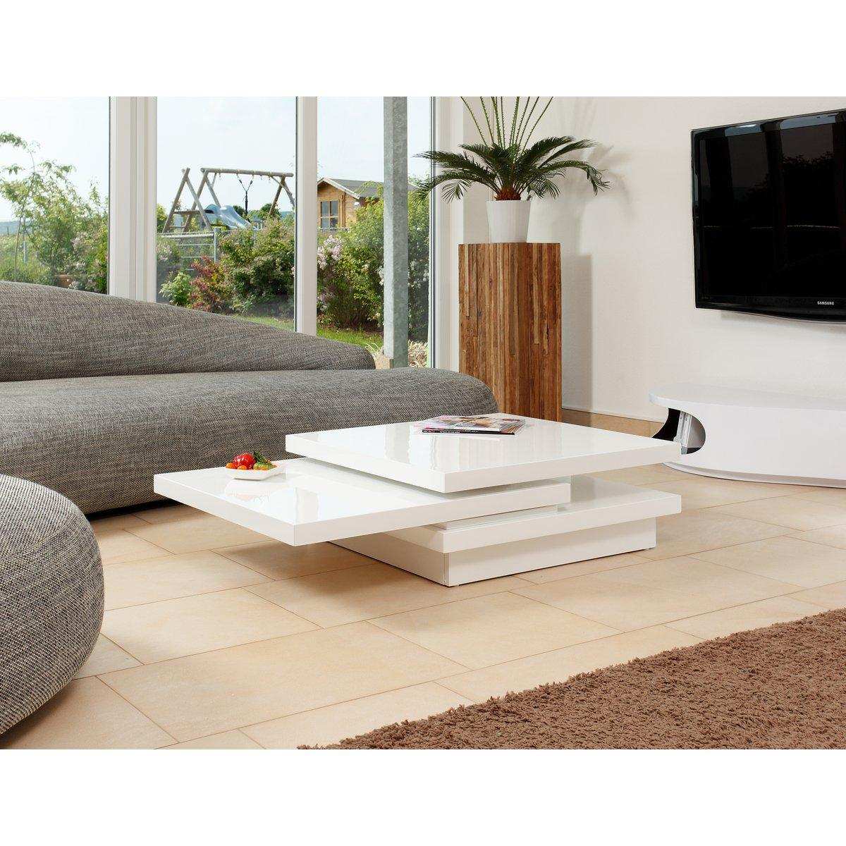 Couchtisch 120X80 cm weiß - HomeDesign Knaus