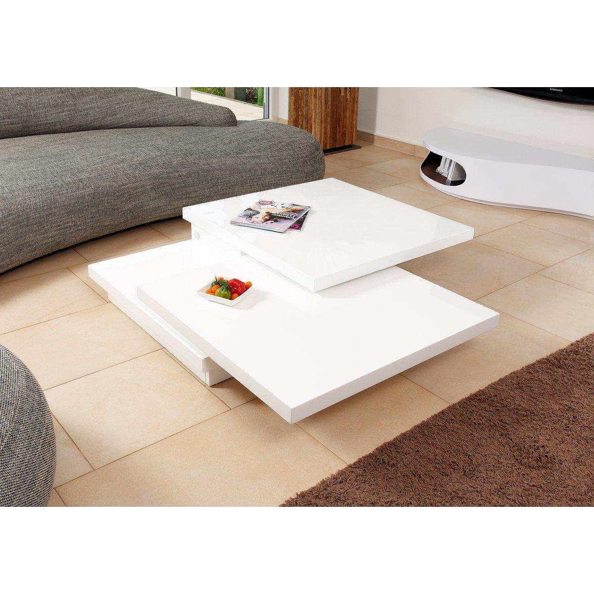 Couchtisch 120X80 cm weiß - HomeDesign Knaus