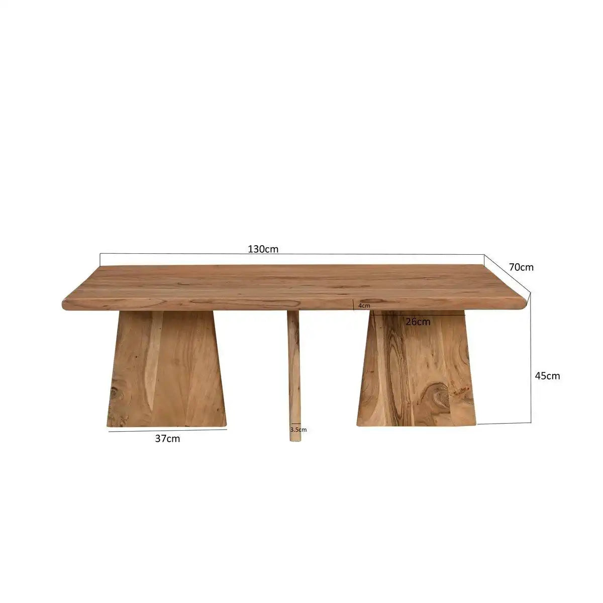 Couchtisch 130x70 cm - HomeDesign Knaus
