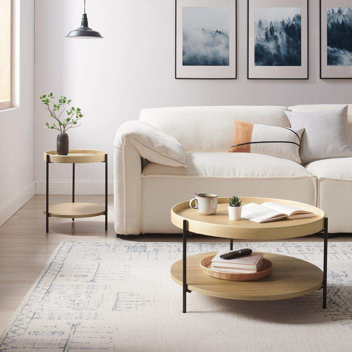 Couchtisch 2er Set Eiche - HomeDesign Knaus