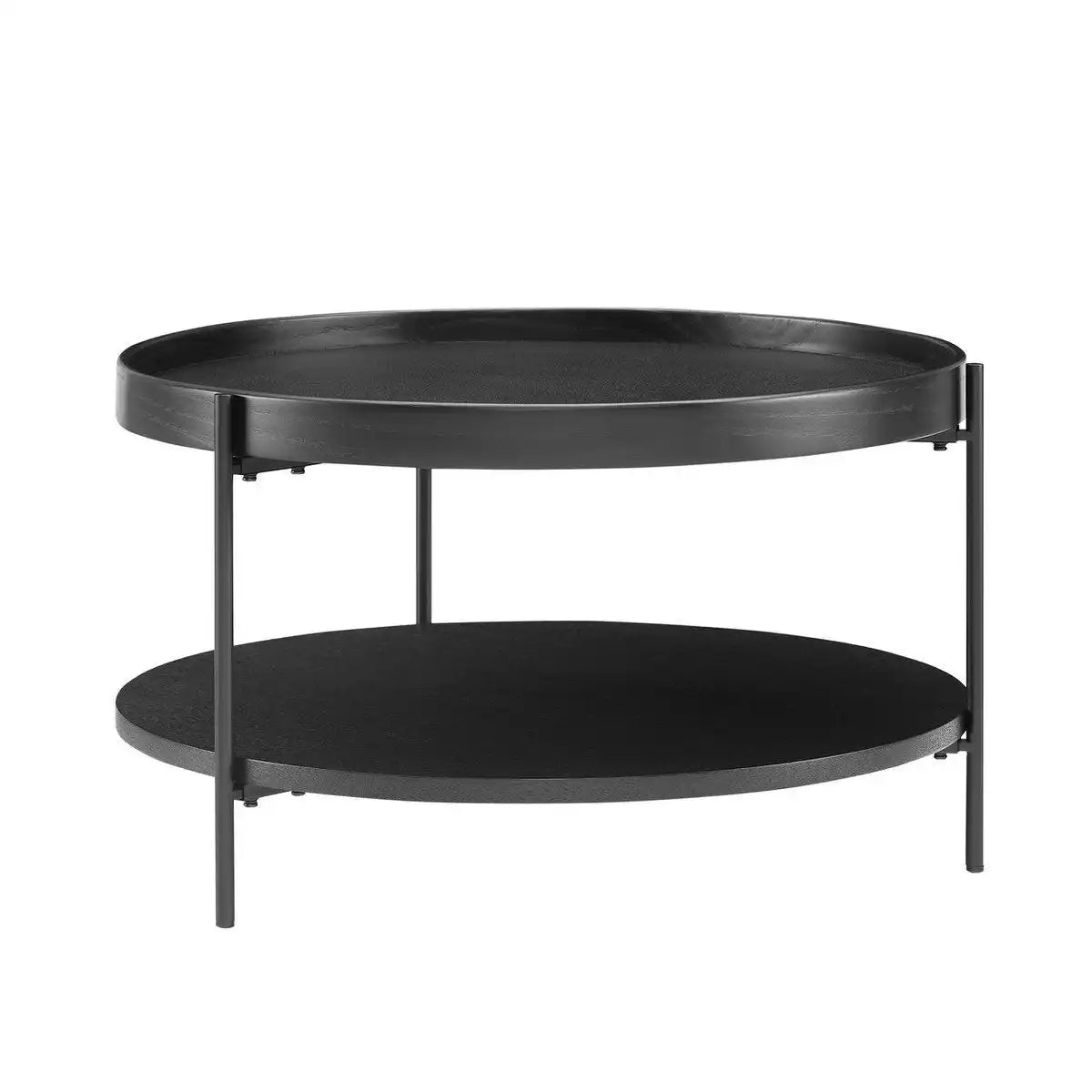 Couchtisch 2er Set Schwarz - HomeDesign Knaus