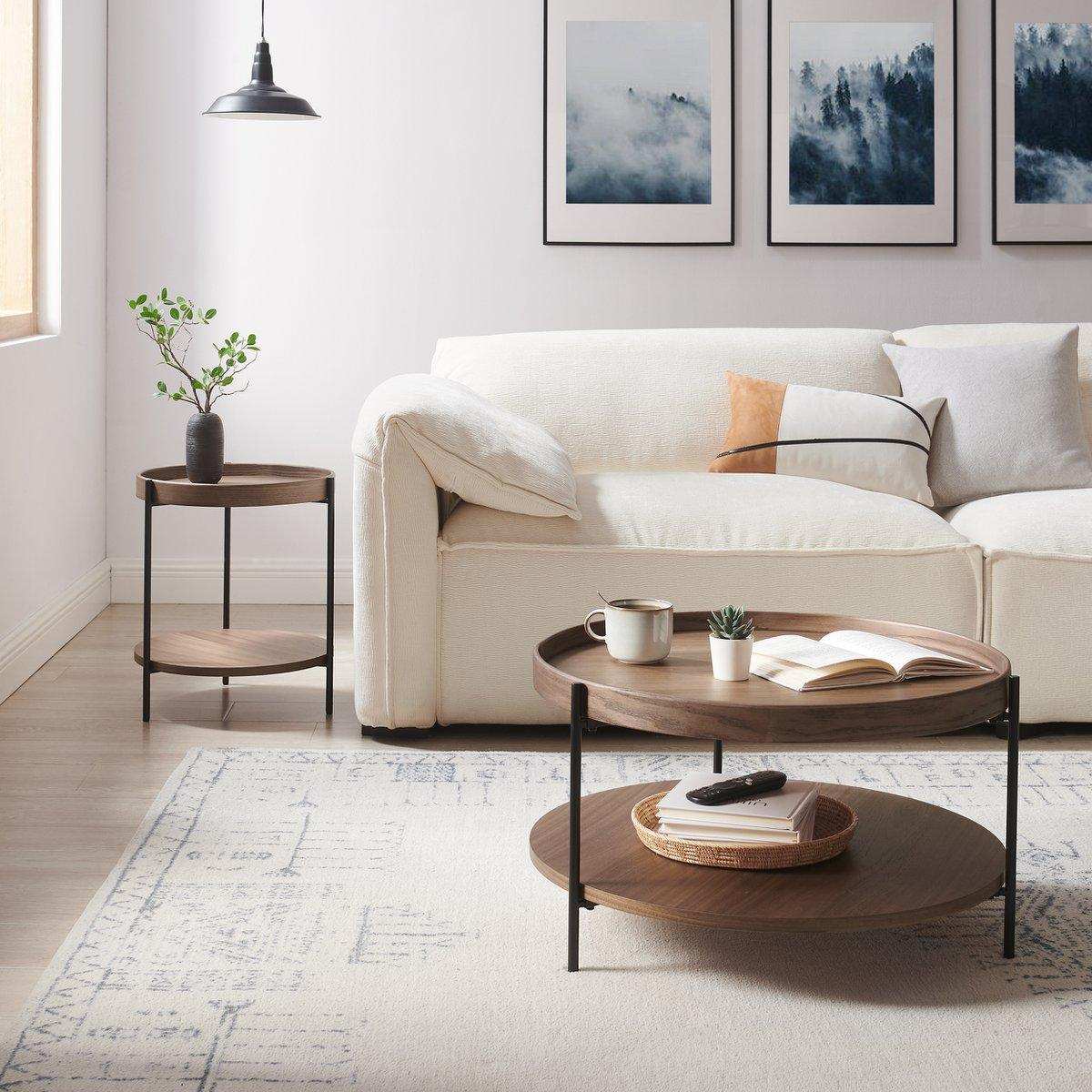 Couchtisch 2er Set Walnuss - HomeDesign Knaus