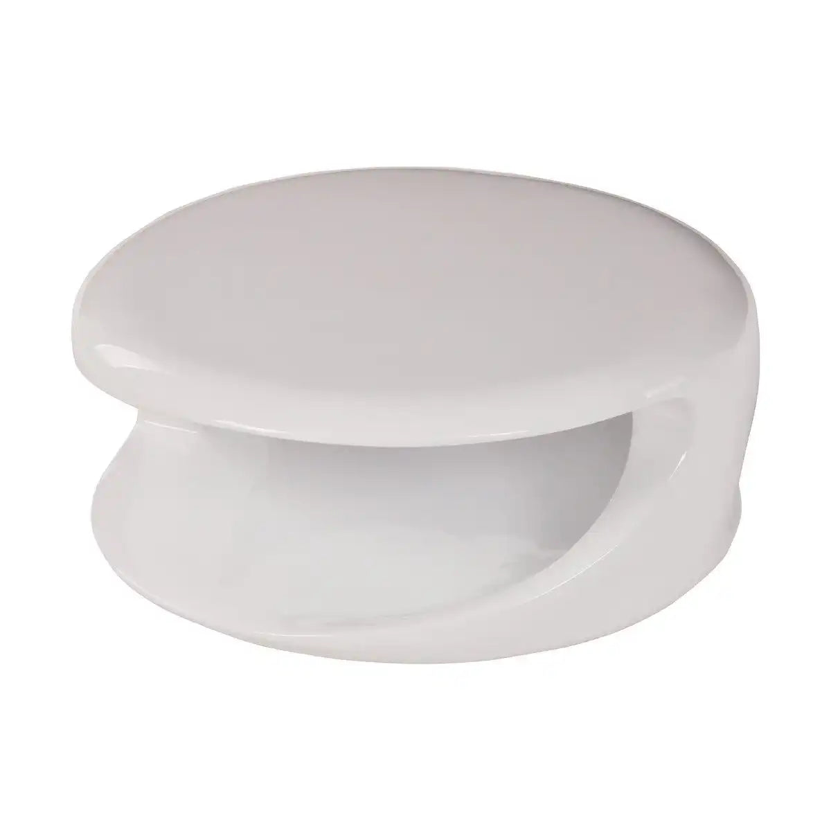 Couchtisch 80x80x33 cm weiß Fiberglas - HomeDesign Knaus
