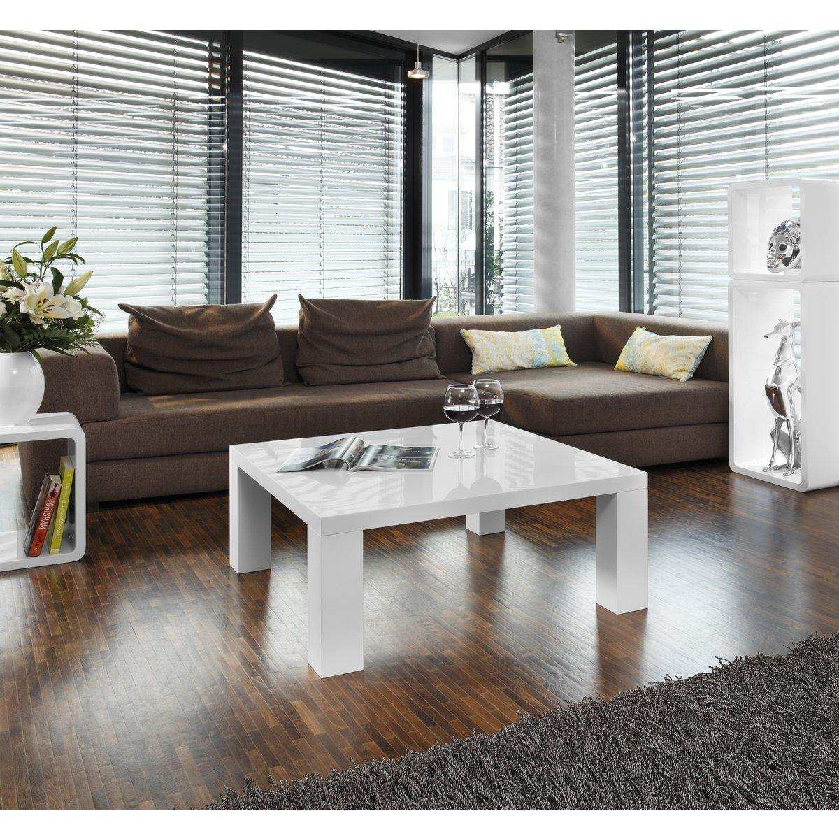 Couchtisch 90x90x40 cm weiß - HomeDesign Knaus