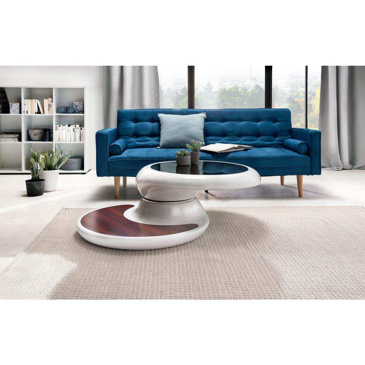 Couchtisch 90x90x42 cm weiß - HomeDesign Knaus
