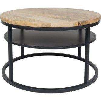 Couchtisch Delhi Rund 43 x ø70 cm - HomeDesign Knaus