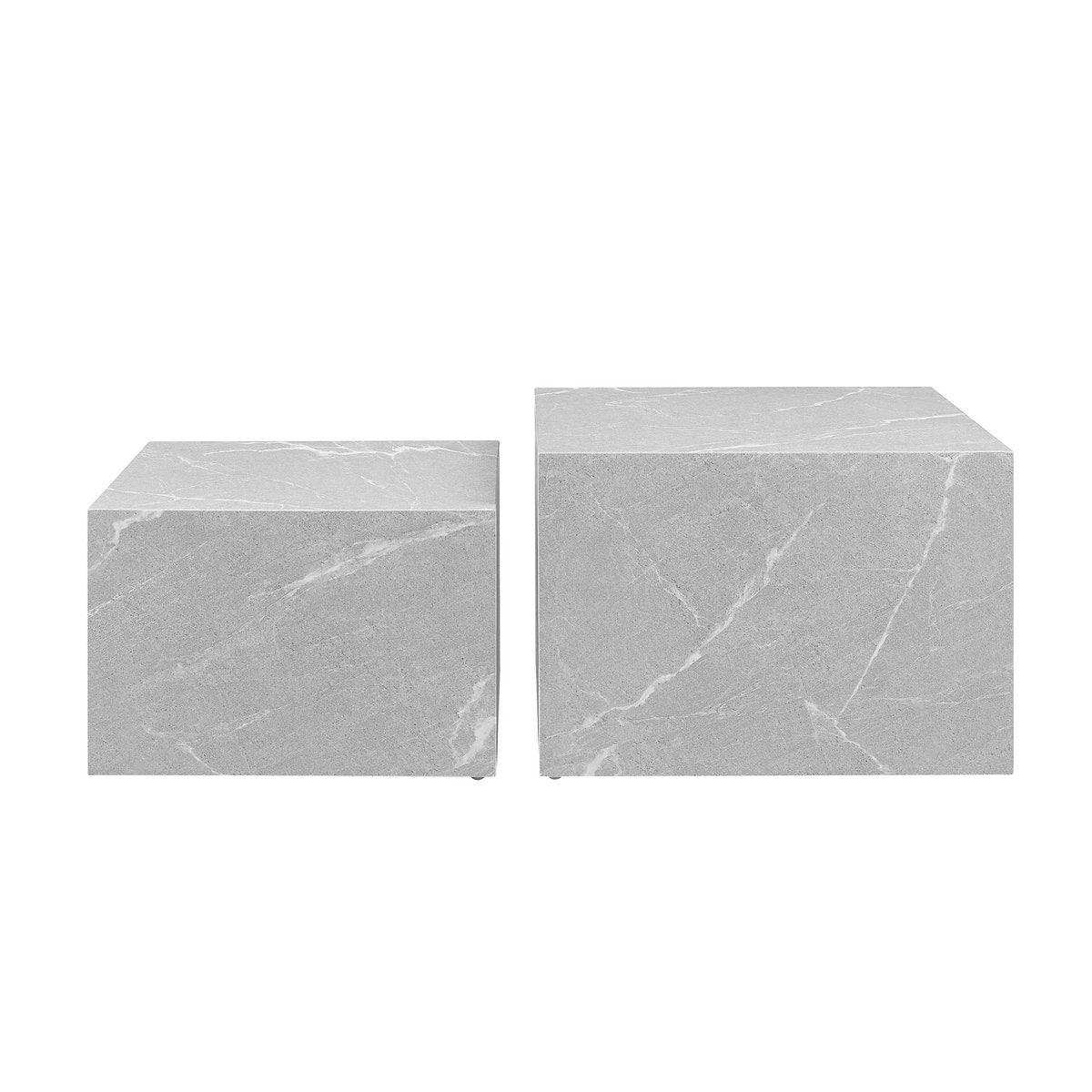 Couchtisch Grau 2er Set - HomeDesign Knaus