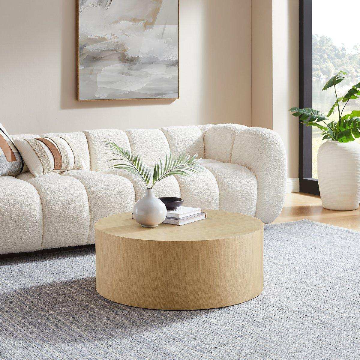 Couchtisch Ø 80 cm Eiche - HomeDesign Knaus