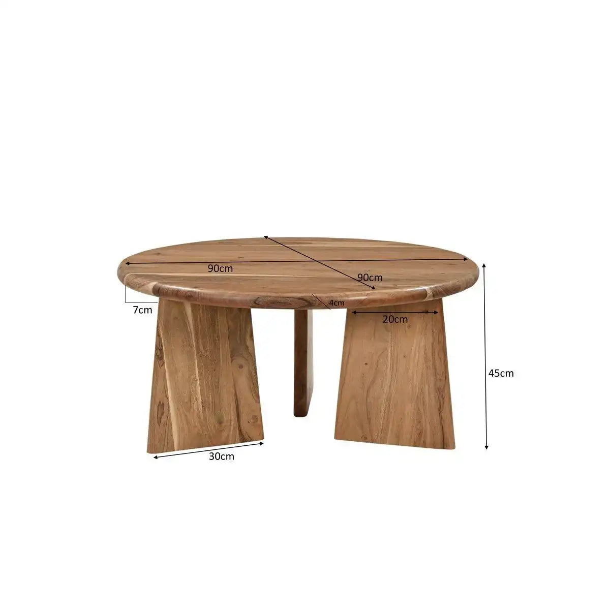 Couchtisch Ø 90 cm - HomeDesign Knaus