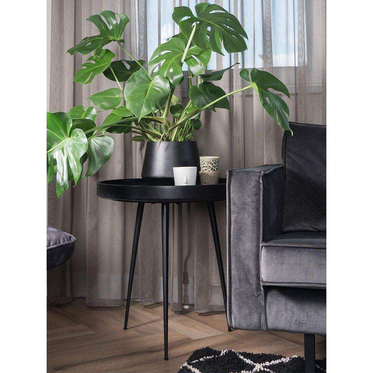 Couchtisch Sarno Schwarz 60 x 60 cm - HomeDesign Knaus