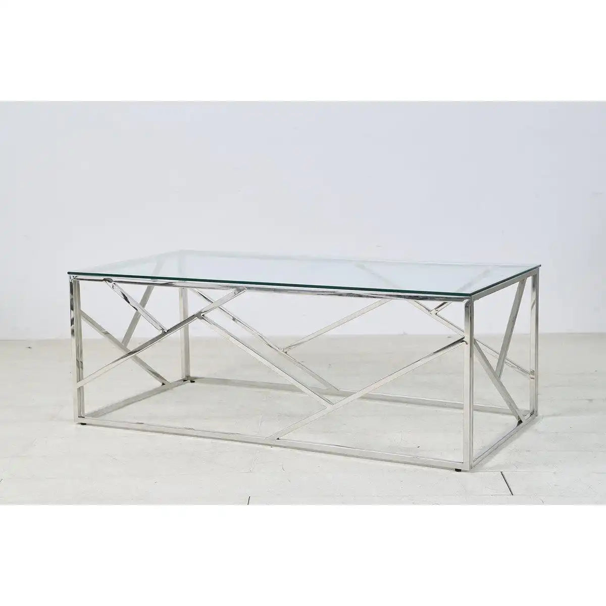 Couchtisch Silber 120x60 cm - HomeDesign Knaus