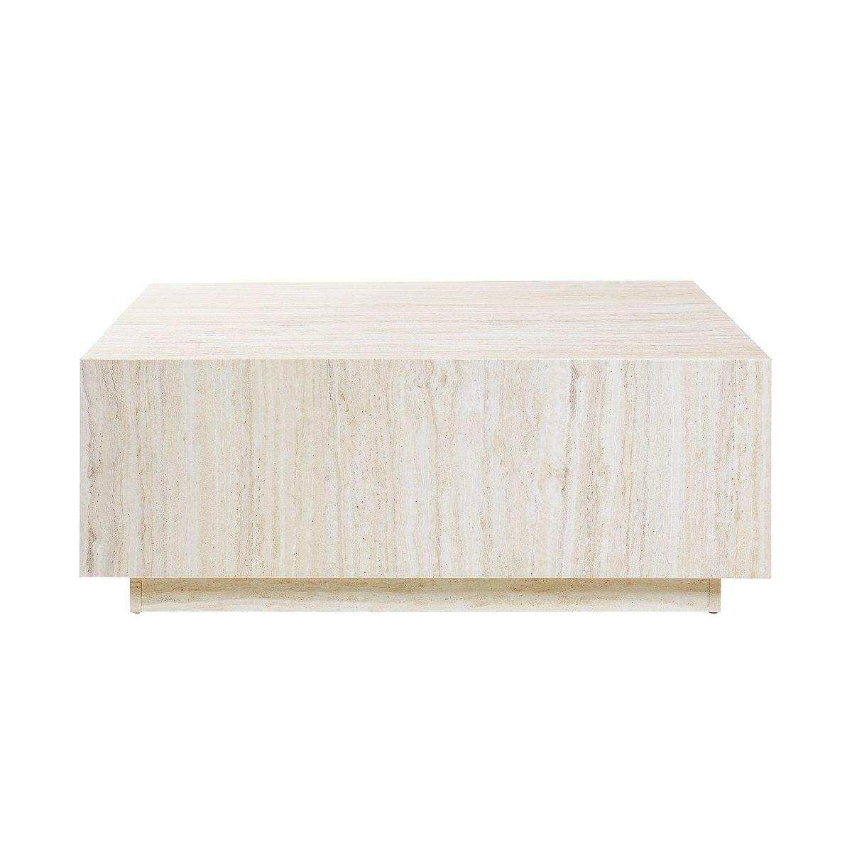 Couchtisch Travertin 90x90 cm - HomeDesign Knaus