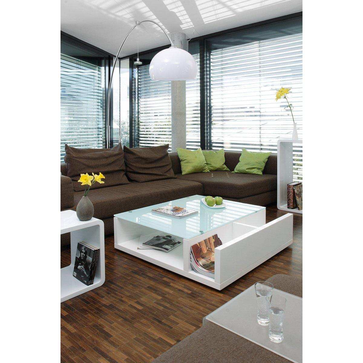 Couchtisch Weiß 100x100 cm - HomeDesign Knaus