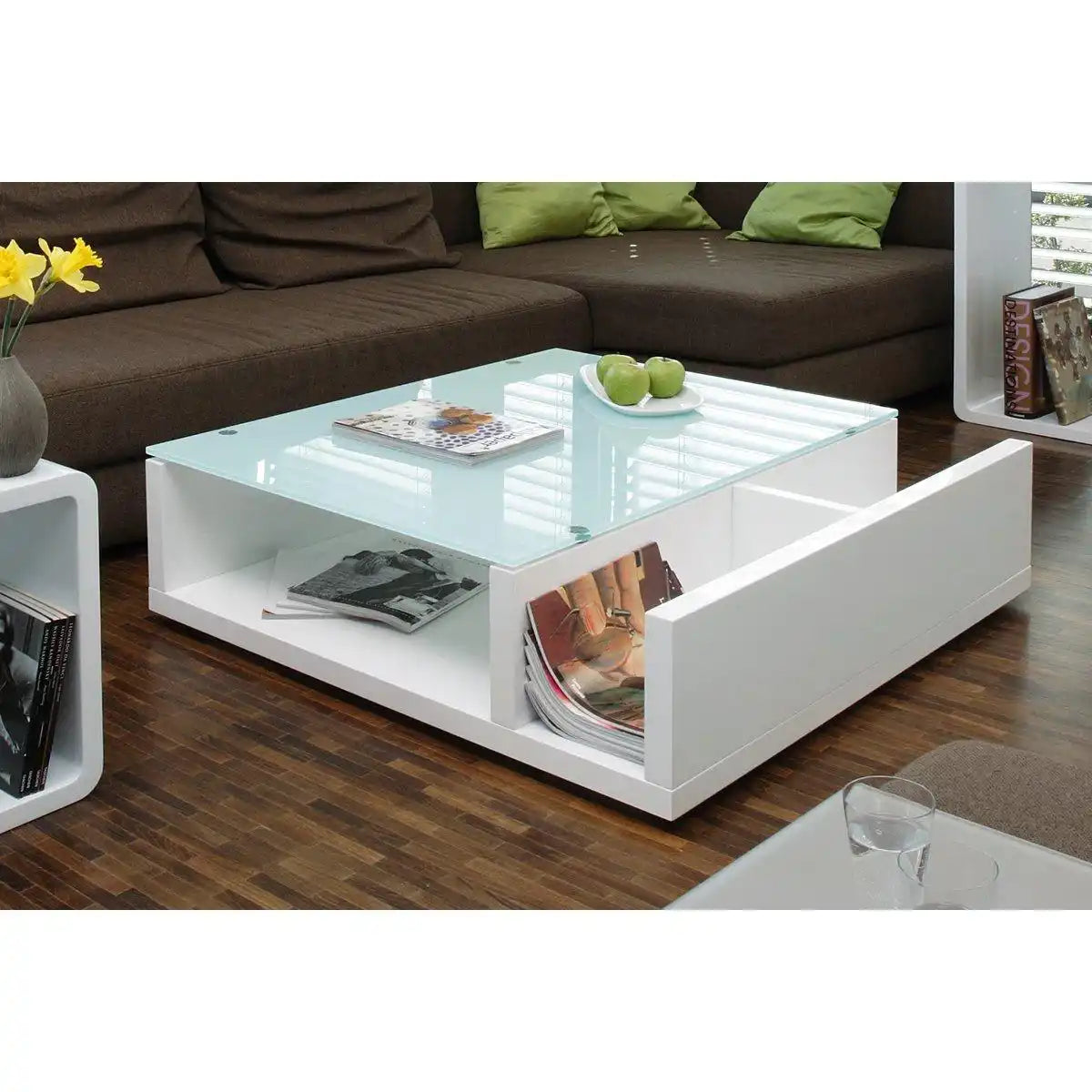 Couchtisch Weiß 100x100 cm - HomeDesign Knaus