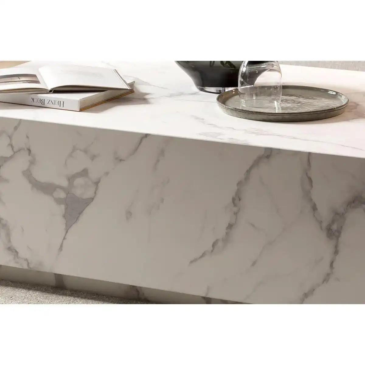 Couchtisch Weiß, 120x75 cm - HomeDesign Knaus
